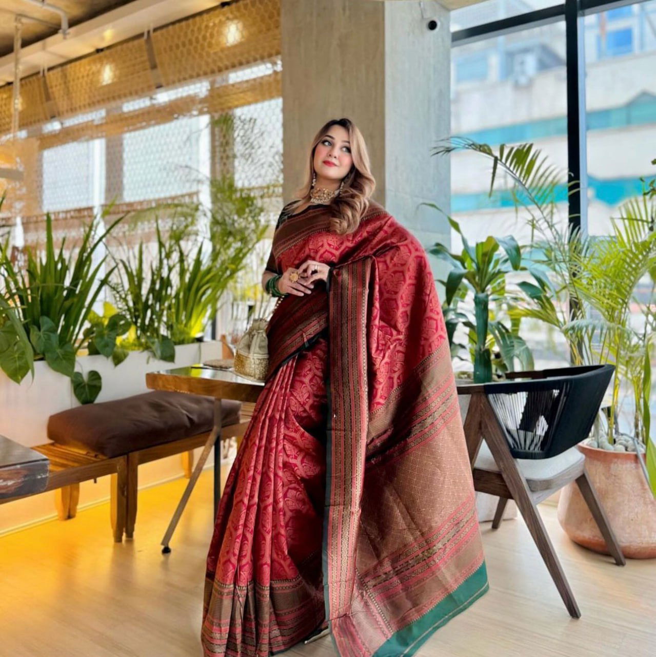 Ddf Sneha Lichi Silk Designer Sarees Wholesale Shop In Surat